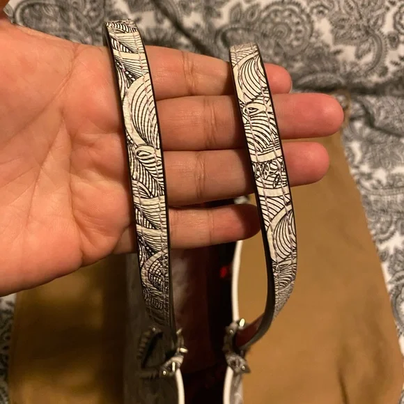 *****SOLD*****Christian Louboutin Small CABATA Spiked Studded Toile - Picture 9 of 14